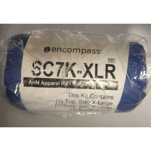 Encompass- AHN Apparel Kit - Single Use - SC7K-XLR - Size X-Large - Top/Pant/Cap